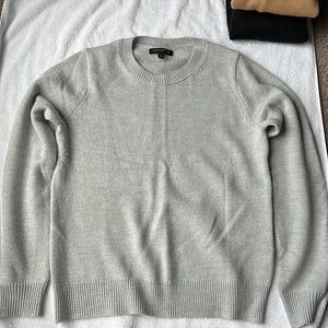 Everyday Lofty Crew Neck Sweater - Light Grey